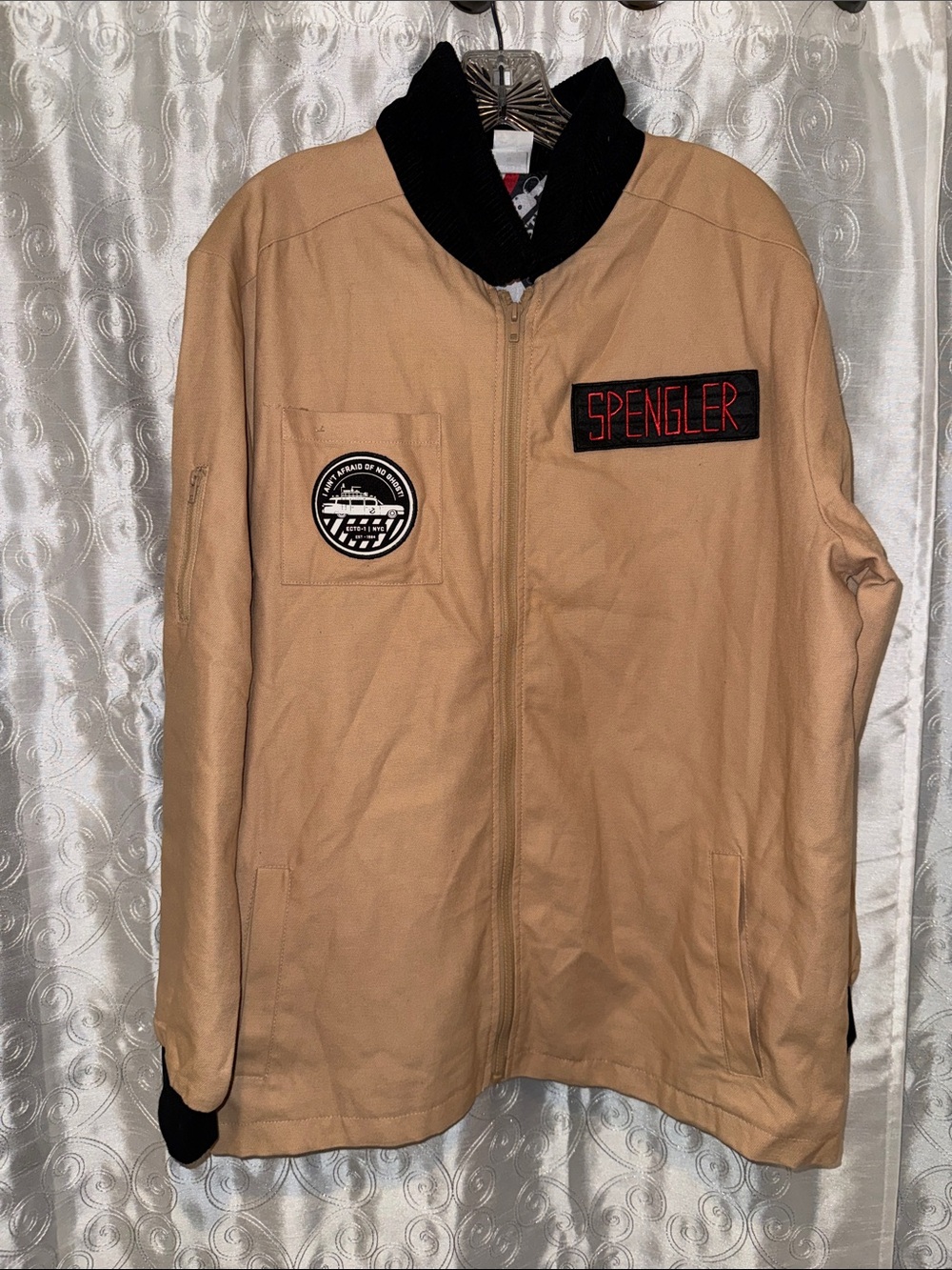 Ghostbusters Spengler Dress Up Cosplay Jacket w/logo Adult Size Medium 🔥 HR